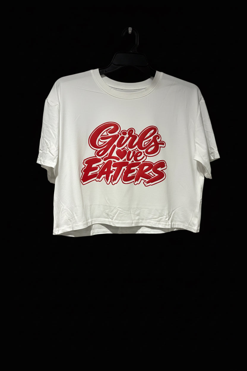 Girls Love Eaters Crop tops