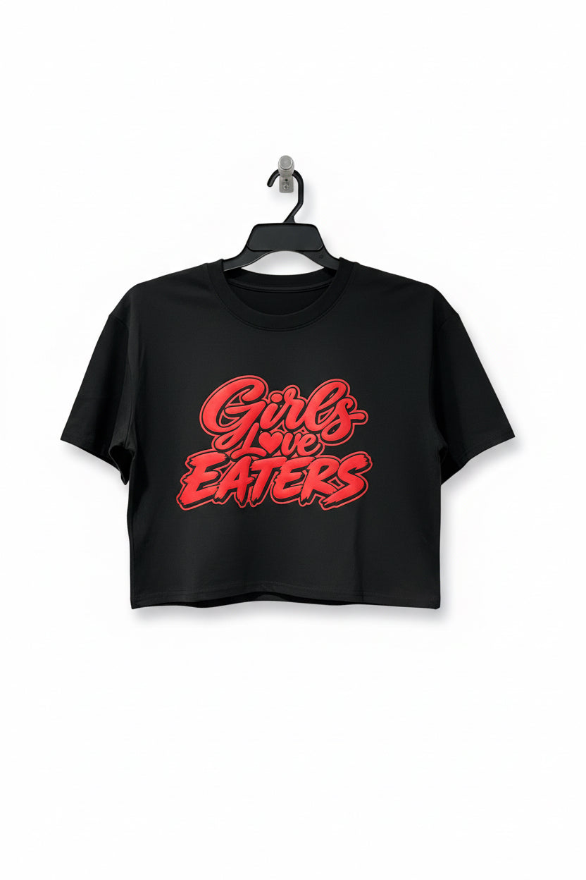 Girls Love Eaters Crop tops