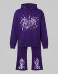 Haviin hoodie and stacked pants set