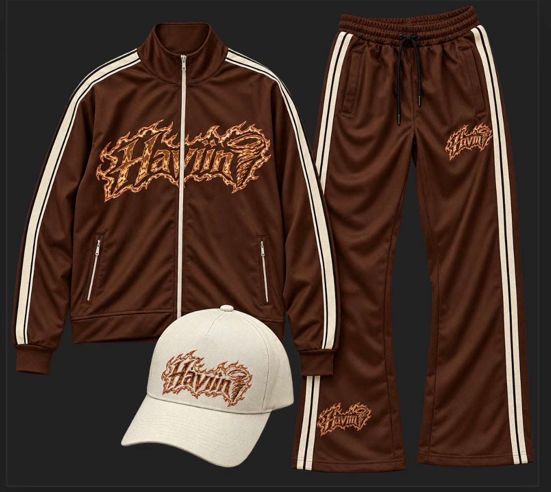 Haviin🌪️ stacked jogger set +hat